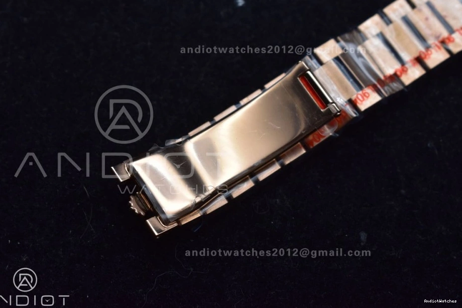 President SmoothTexture Edition Bracelet 904L DayDate Diamond Dial vr3255 678 (Gain Best Steel QF Weight) on Brown 36 V5 RG 0312